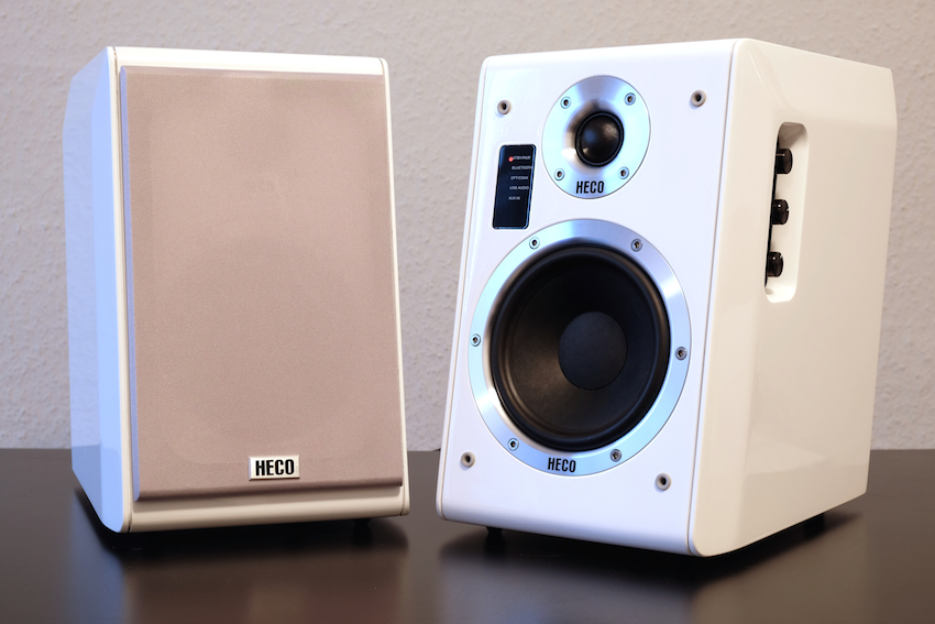 Heco Ascada 2.0: Vollaktives Desktop-System mit Bluetooth für unzählige Anwendungsmöglichkeiten.