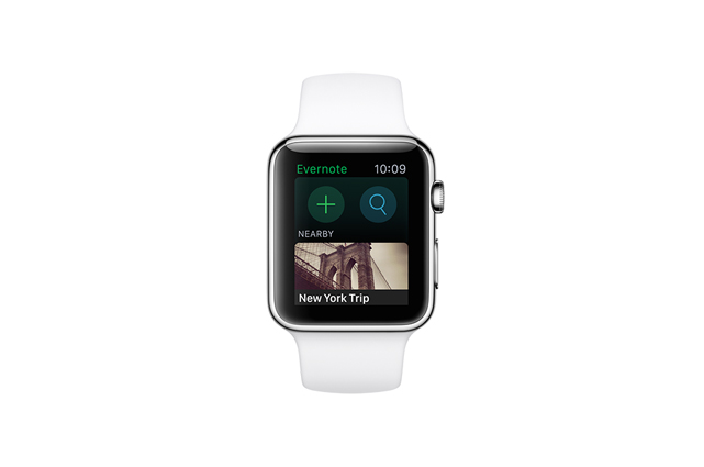 Die Evernote-App wurde für die Apple Watch neu konzipiert.
