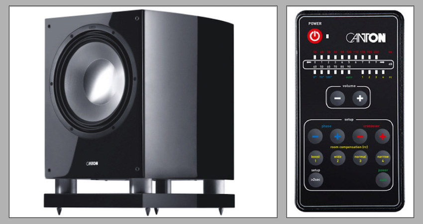 Trotz umfangreicher Ausstattung und brachialer Bassgewalt gibt sich der größte Subwoofer aus dem Hause Canton optisch elegant und wohnraumtauglich.