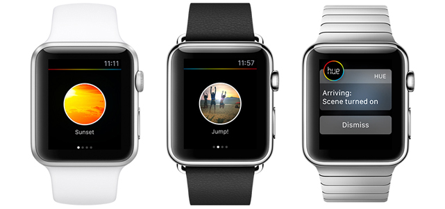 Philips hue lässt sich ab sofort per Apple Watch bedienen.