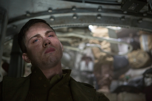 Sein neuestes Crew-Mitglied Norman (Logan Lerman) ist mit der Brutaliät des Krieges allerdings ziemlich überfordert. (© Sony Pictures)