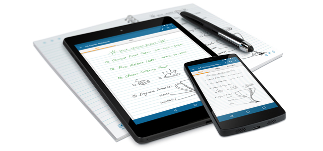 Auch Android-Anwender können nun mit dem Livescribe 3 Smartpen ihre handschriftlichen Notizen digitalisieren.