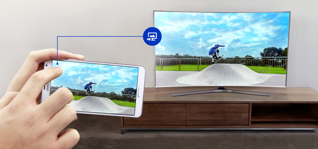 Mit dem Galaxy S5 nehmen Heimvideofans Bewegtbilder in brillanter UHD-Qualität auf und übertragen Videos einfach und schnell auf einen Samsung UHD-TV.