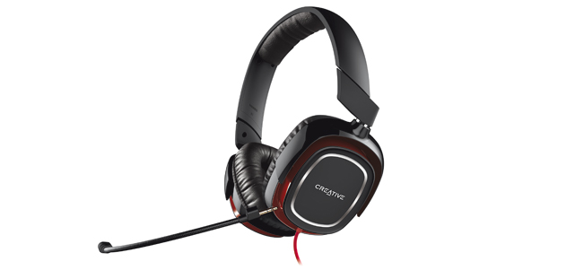 Das Creative Draco HS880 Gaming-Headset bietet ein abnehmbares Noise Canceling-Mikrofon.