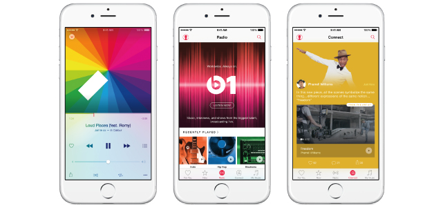 Apple Music stellt den vollständigen Apple Music-Katalog dem Nutzer auf seinen favorisierten Geräten zur Verfügung.