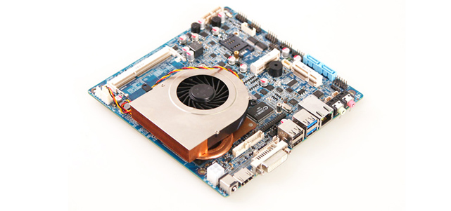 Giadas neue Thin Mini-ITX-Motherboards eignen sich für Digital-Signage-Systeme mit beliebig großen Monitoren mit Full-HD-Auflösung.