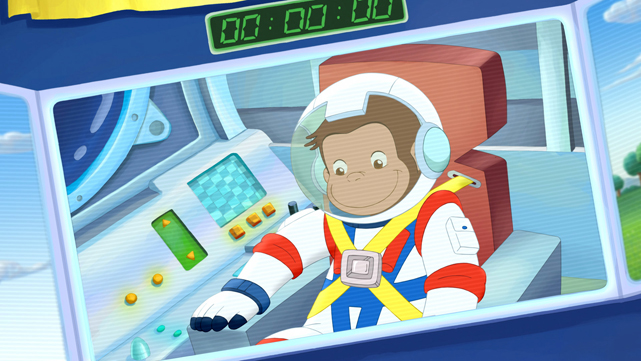 Coco, der neugierige Affe geht auf eine wichtige Weltraummission. (© Universal Pictures)