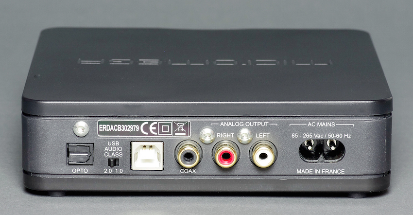 Der myDAC stellt drei digitale Eingänge zu Verfügung: optisch, USB und koaxial.