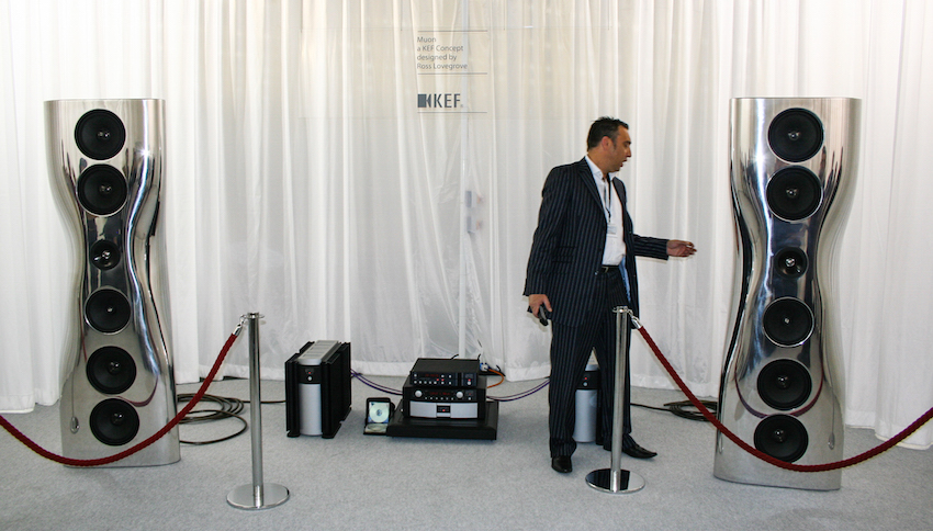 High End 2007 in München: KEF präsentiert die inzwischen ausgereifte Muon.