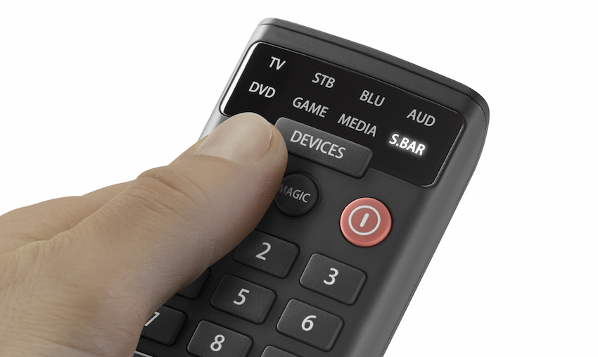 Bis zu acht verschiedene Geräte lassen sich mit der Smart Control bedienen.
