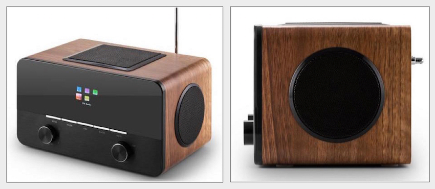 An den Seiten hat das Radio jeweils einen 6,5-cm-Breitbandlautsprecher zu bieten. Insgesamt kann man feststellen, dass die Lautsprecher jede Menge Power haben – überraschend für ein so kleines Radio!