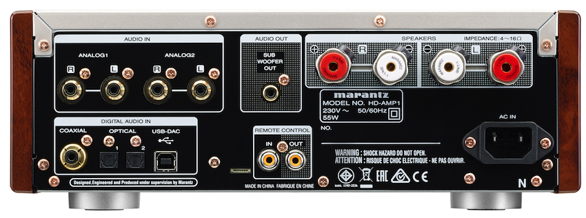 Über die optischen und koaxialen digitalen Eingänge und den USB-B-Anschluss kann Musik direkt von einem PC oder Mac oder von anderen digitalen Quellen gestreamt werden