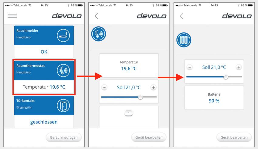 Sämtliche Befehle lassen sich selbst aus der Ferne via Smartphone-App durchführen.