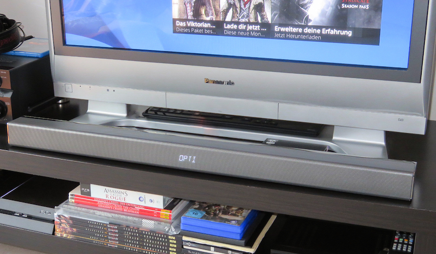 Im Heimkinoeinsatz hat sich die Soundbar ebenfalls gut bewährt.
