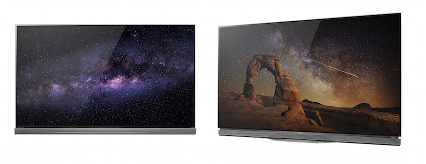 Die Modelle G6 und E6 von LG verfügen über ein nach vorne gerichtetes Soundbar-Lautsprechersystem, das in Zusammenarbeit mit dem High-End-Audio-Pionier Harman/Kardon entwickelt wurde