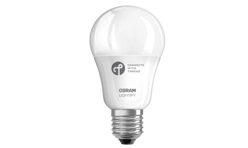 Erste smarte LED-Lampe mit Ansteuerung durch Thread-Netzwerkprotokoll