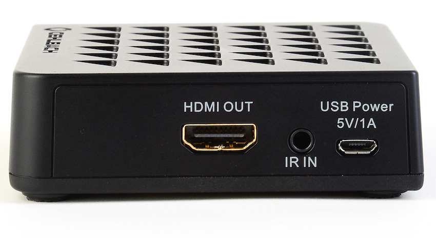 Der Wireless-HDMI-Empfänger: Dieser steht hinter dem Projektor bzw. TV-Gerät und wird mittels HDMI-Kabel mit selbigem verbunden. Foto: Michael B. Rehders