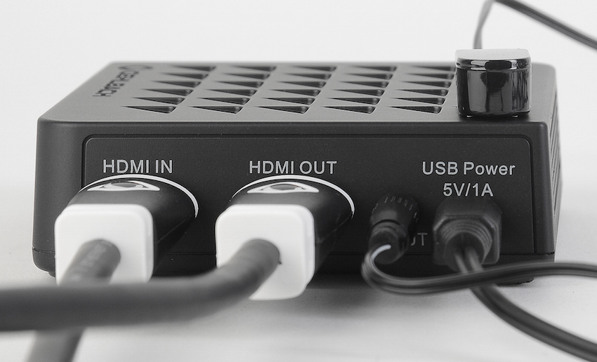 Bei Bedarf kann ein zweites Empfangsgerät zusätzlich via HDMI-Kabel verbunden werden. Foto: Michael B. Rehders