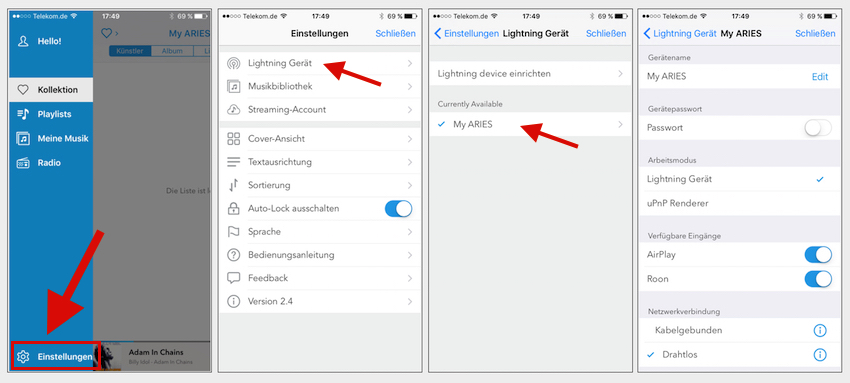 Ist die App installiert, lässt sie sich über die hier beschriebenen Funktionen konfigurieren.