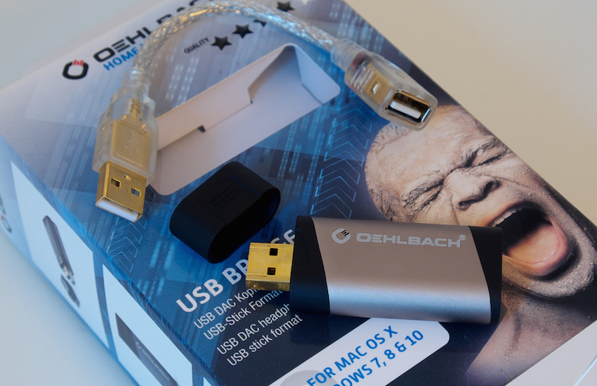 MItgedacht: Oehlbach spendiert seiner USB-Bridge gleich noch einentsprechendes Kabel. So werden 