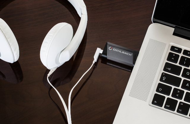 Oehlbachs USB Bridge ist ultrakompakt, nimmt kaum  Platz in Anspruch, verspricht aber höchste Klangqualität.