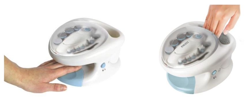 „HoMedics Spa Deluxe Hand-Spa Gerät“ (Art.: MAN-3023A; Ladenpreis: 49,99 Euro)