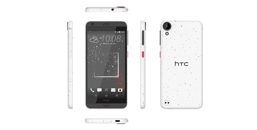 Einzigartiges Micro Splash Design gibt neuen Look für HTCs Desire-Linie vor