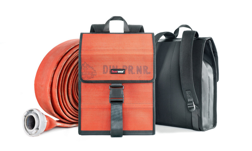 Das Kölner Kult-Label präsentiert in einer brandneuen Kategorie den langersehnten Rucksack aus gebrauchtem Feuerwehrschlauch