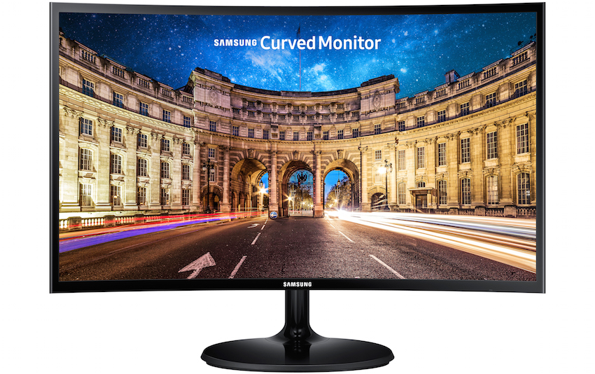 Mit den stark gekrümmten Full HD-Monitoren CF390 und CF396 bringt Samsung das Curved-Erlebnis mit 1.800er Kurve in Richtung Mainstream.