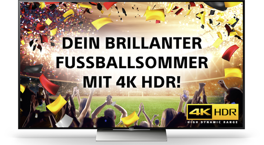Mit den 4K HDR TV Modellen von Sony wird auch das Fußballfest zuhause garantiert einzigartig: Jeder noch so rasante Ballwechsel wird mit der Motionflow XR Technologie absolut flüssig und real wiedergegeben