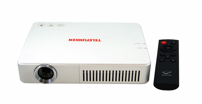 Millennium 2000 präsentiert neuen kompakten WLAN LED-Projektor mit integriertem Akku unter der Marke TELEFUNKEN
