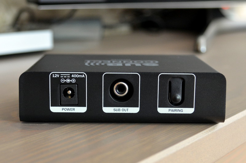 Stattdessen sorgt der SubConnect für eine drahtlose Übertragung des Subwoofersignals.