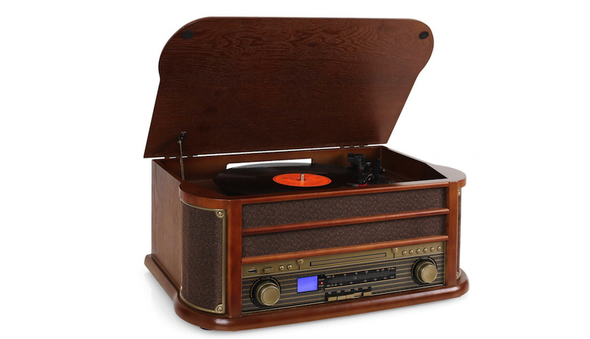 edler Klassiker in Retro-Holzoptik mit modernen Features
