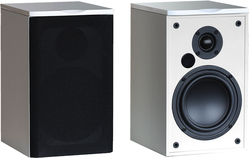 Advance Acoustics bietet seine Air 55 auch in weißer Ausführung an. Die Gewebeabdeckungen sind in dieser Ausführung allerdings in schwarz gehalten.