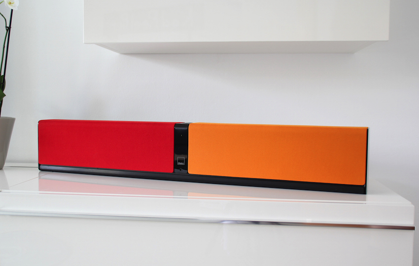 Dali bietet seine Gewebeabdeckungen in neu verschiedenen Dekoren an. Rot und Orange gehören zu den verfügbaren Farbvarianten.