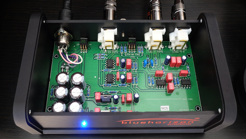 Kann sich sehen lassen: Das fein säuberlich aufgebaute Innenleben der Blue Horizon Profono.