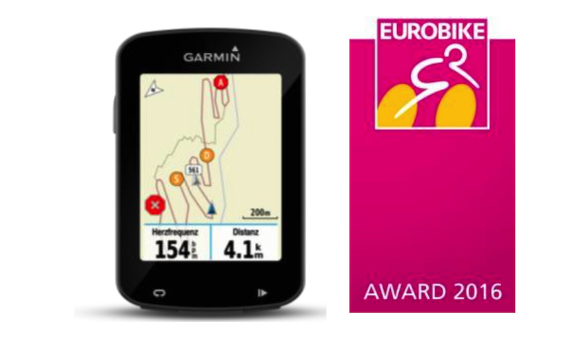 Das Herzstück des vernetzten Fahrrads – der Edge 820 – wurde mit dem EUROBIKE Award 2016 ausgezeichnet.