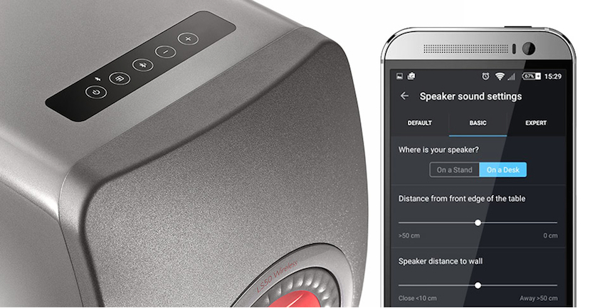 Über das berührungsempfindliche Bedienend bzw. die Fernbedienung ist die komplette Kontrolle der LS50 Wireless möglich. Eine App für iOS- oder Android-Geräte erlaubt die detaillierte Sound-Anpassung.
