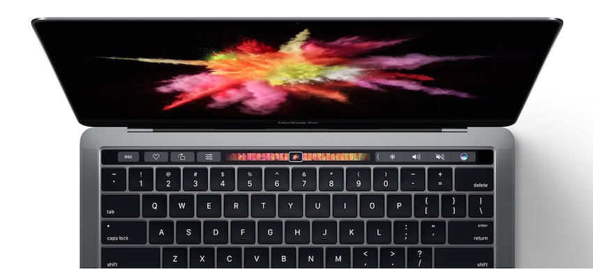 Revolutionäre Touch Bar & herausragende Leistung im bisher dünnsten und leichtesten Pro-Design von Apple