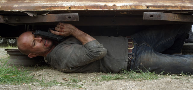 Der Tag beginnt für US-Marine Conrad Miller (Luke Goss) eher bescheiden. (© Lighthouse Home Entertainment)