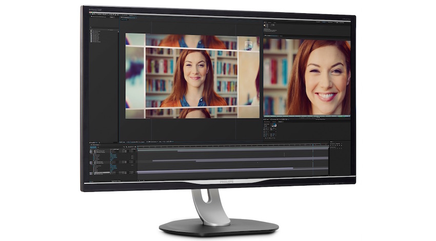 Der große 31,5-Zoll Monitor Philips 328P6VJEB bietet dem User viel Bildschirmfläche für verschiedene Programmfenster sowie eine lebendige, detaillierte Bildwiedergabe in Ultra HD. 