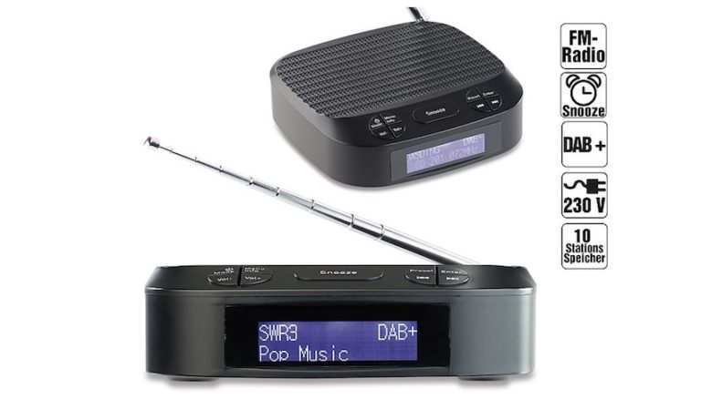 Pearl VRRadio Digitaler Radiowecker mit DAB+ & UKW