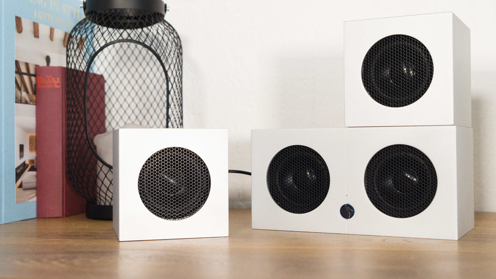 Überflüssige Schnörkel gibt es bei den Soundgil Cubes nicht.