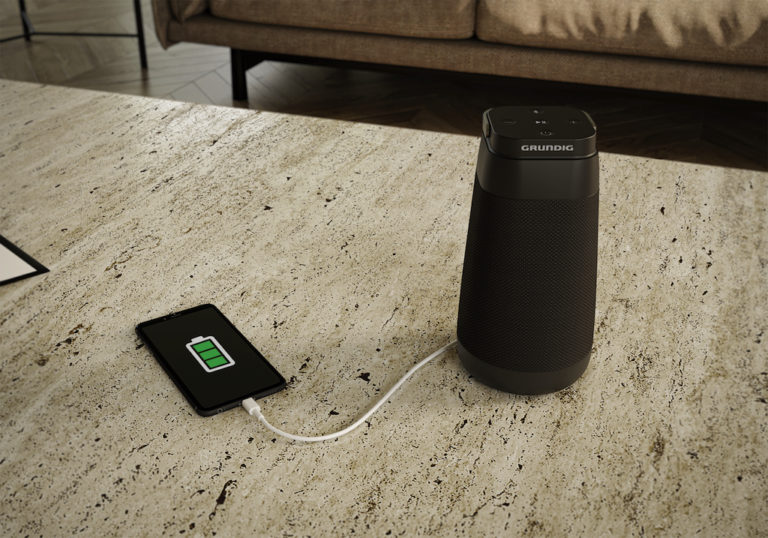Anspruchsvoller 360° Sound mit neuem Grundig Bluetooth Lautsprecher GBT