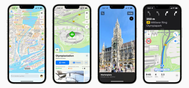 Apple stellt völlig neue Karte für Deutschland zur Verfügung