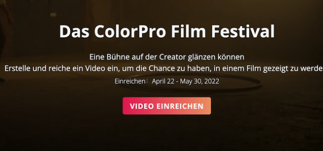 ViewSonic lädt Kreative auf der ganzen Welt zur Einreichung von Videos für das ColorPro Film Festival ein