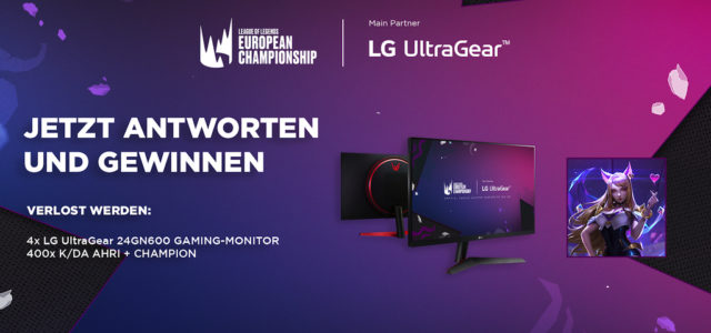 Brillantes Bild und Spitzenleistung im E-Sport: LG UltraGear-Monitore stehen auf der Bühne der LEC-Sommersaison