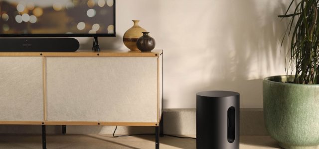 Sonos präsentiert den Sub Mini, den zylinderförmigen Subwoofer für satte Beats