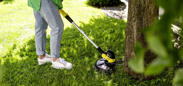 Gebündelte Kraft für die Rasenpflege: Akku-Rasentrimmer LTR 3-18 Dual von Kärcher