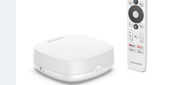 Jetzt in stilvollem Weiß: Die preisgekrönte THOMSON Streaming Box Plus 270W